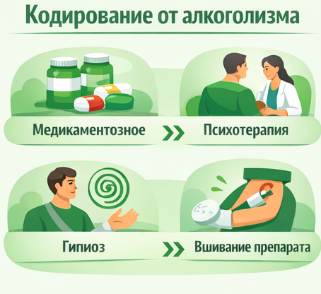 кодирование от алкоголизма в Каменке Санати